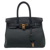 エルメス HERMES バーキン30 D刻印 ブラック ゴールド金具 トゴ　 レディース ハンドバッグ