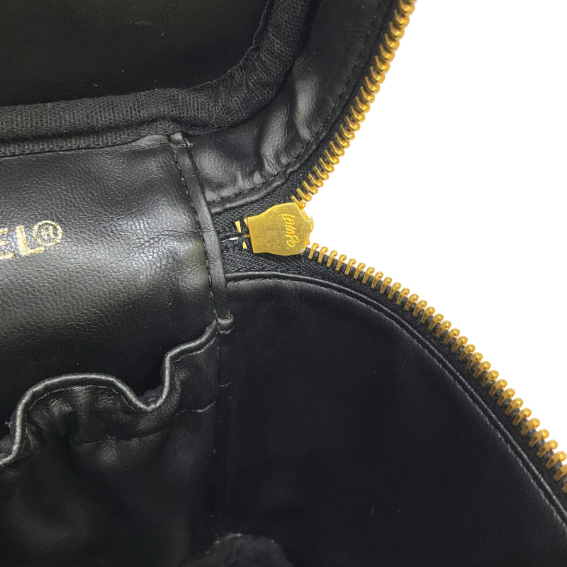 シャネル CHANEL バニティバッグ A01998 6番台 ブラック ゴールド金具 キャビアスキン レディース ハンドバッグ |  中古ブランドリユースショップ OKURA(おお蔵)