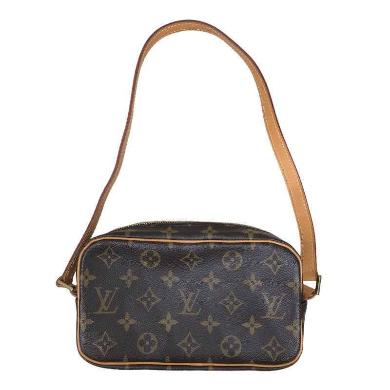 ルイ・ヴィトン LOUIS VUITTON ポシェット・シテ M51183 ブラウン PVC レディース ショルダーバッグ