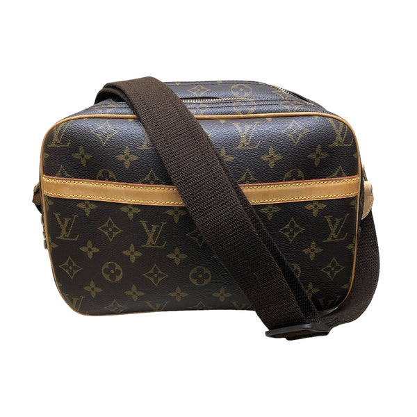 ルイ・ヴィトン LOUIS VUITTON リポーターPM M45254 ブラウン PVC ユニセックス ショルダーバッグ