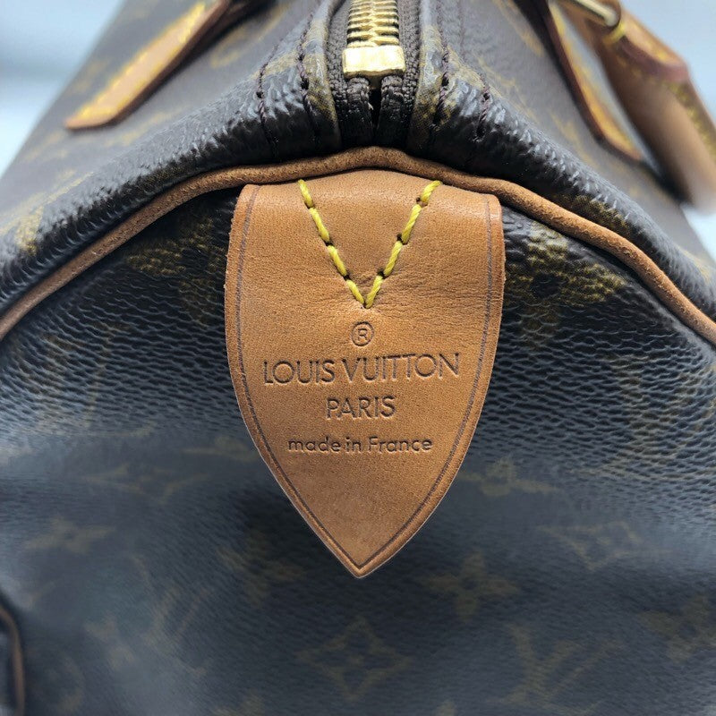 ルイ・ヴィトン LOUIS VUITTON スピーディ30 M41526 ブラウン×GD金具 モノグラム・キャンバス レディース ハンドバッグ