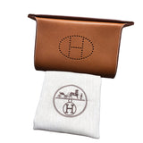 エルメス HERMES ヴィドポッシュ B刻印 ゴールド×SV金具 トゴ ユニセックス ショルダーバッグ