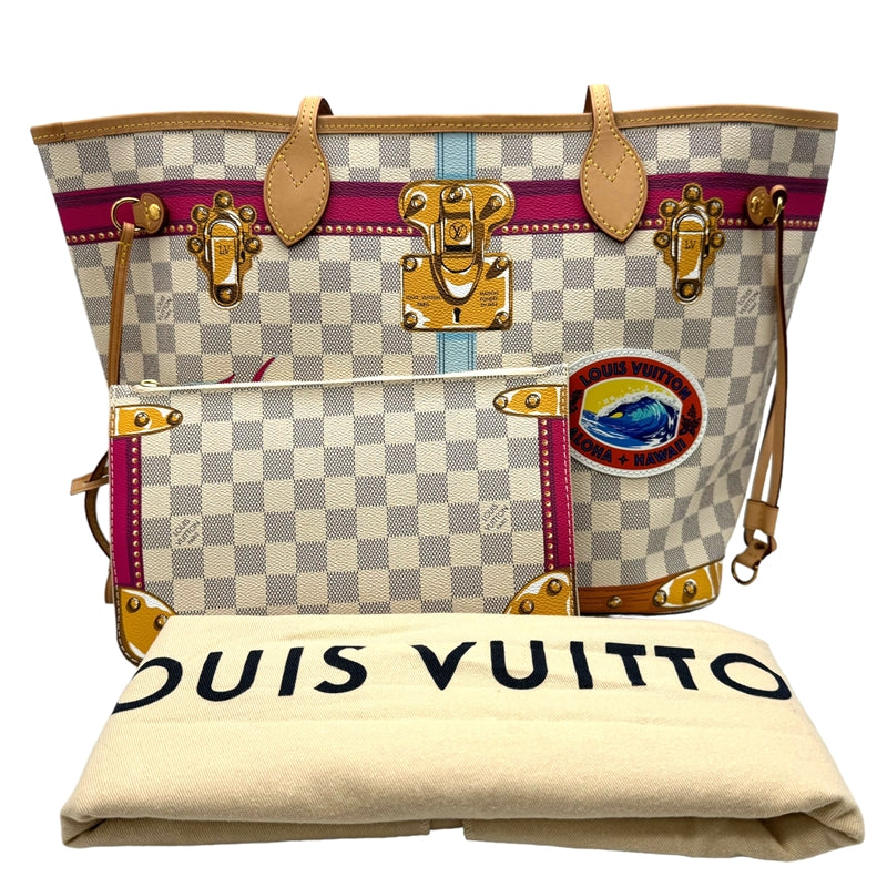 ルイ・ヴィトン LOUIS VUITTON ネヴァーフルMM サマートランク N41734 ダミエ・アズール キャンバス レディース トート |  中古ブランドリユースショップ OKURA(おお蔵)