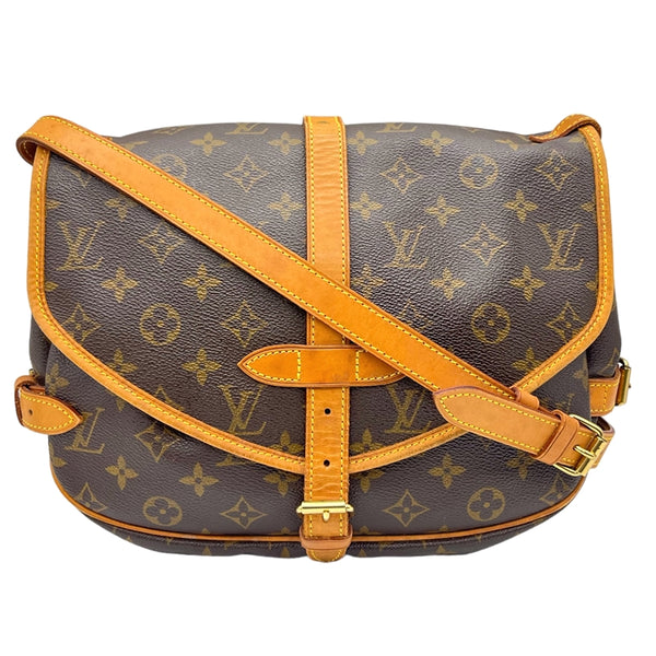 ルイ・ヴィトン LOUIS VUITTON ソミュール30 M42256 モノグラム・キャンバス レディース ショルダーバッグ