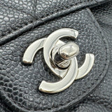 シャネル CHANEL マトラッセ25 A01112 ブラック シルバー金具 キャビアスキン レディース ショルダーバッグ