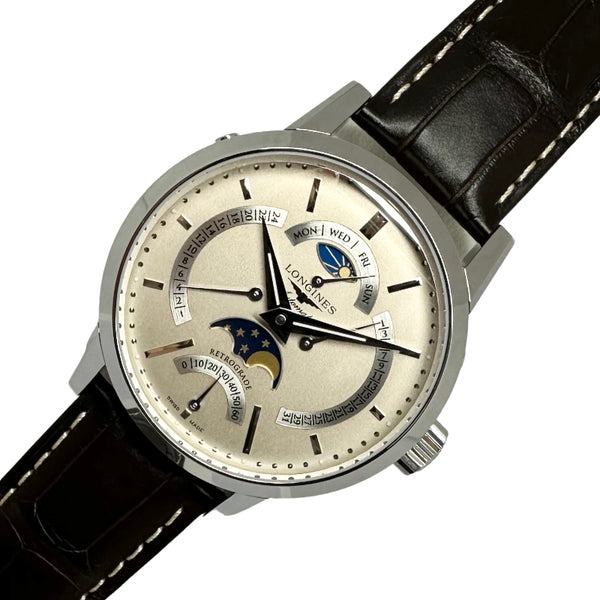 ロンジン LONGINES クラシック 1832 RETROGRADE L4.828.4.92.2 SS 自動巻き メンズ 腕時計 |  中古ブランドリユースショップ OKURA(おお蔵)