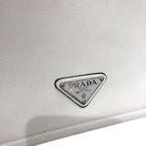 プラダ PRADA ショルダーバッグ 1BD296 ホワイト レザー レディース ショルダーバッグ