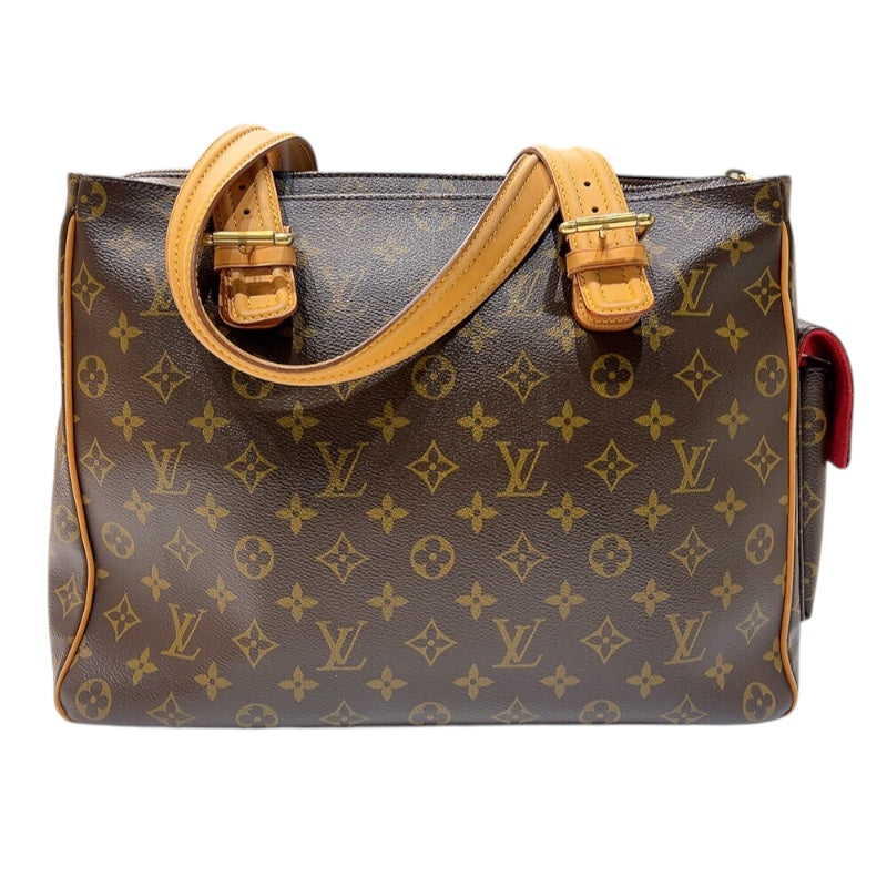 ルイ・ヴィトン LOUIS VUITTON ミュルティプリ・シテ M51162 ブラウン　ゴールド金具 モノグラム レディース ハンドバッグ