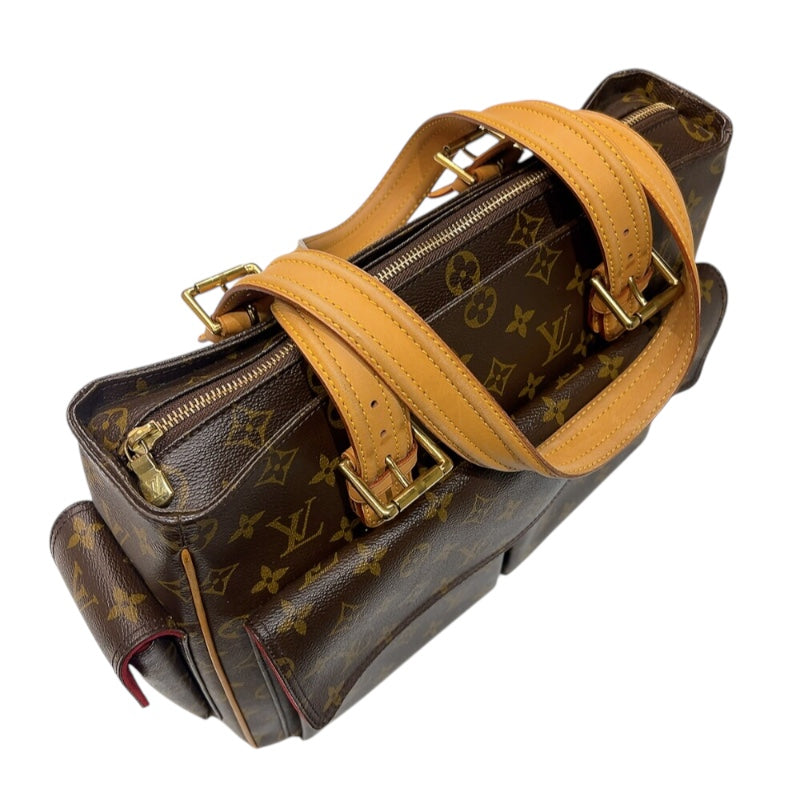 ルイ・ヴィトン LOUIS VUITTON ミュルティプリ・シテ M51162 ブラウン　ゴールド金具 モノグラム レディース ハンドバッグ