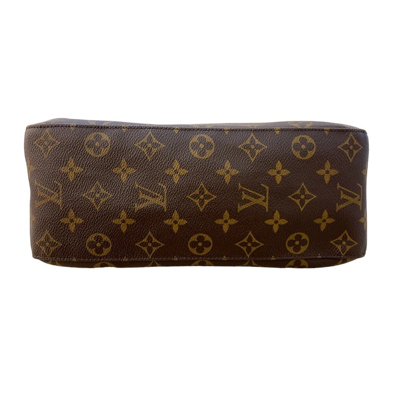 ルイ・ヴィトン LOUIS VUITTON ルーピングGM M51145 ブラウン ゴールド 