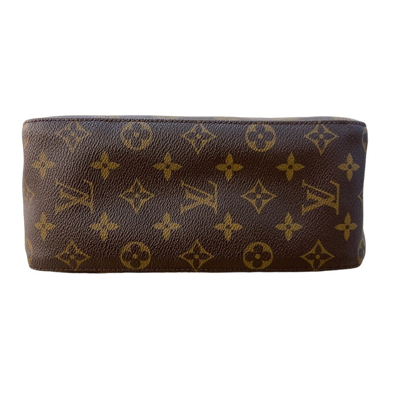 ルイ・ヴィトン LOUIS VUITTON ルーピングMM M51146 ブラウン　ゴールド金具 モノグラム レディース ショルダーバッグ