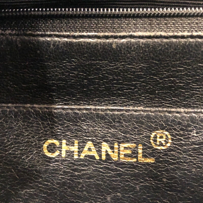 シャネル CHANEL マドモアゼルハンドバッグ 3384578 ブラック 　ゴールド金具 キャビアスキン レディース ハンドバッグ