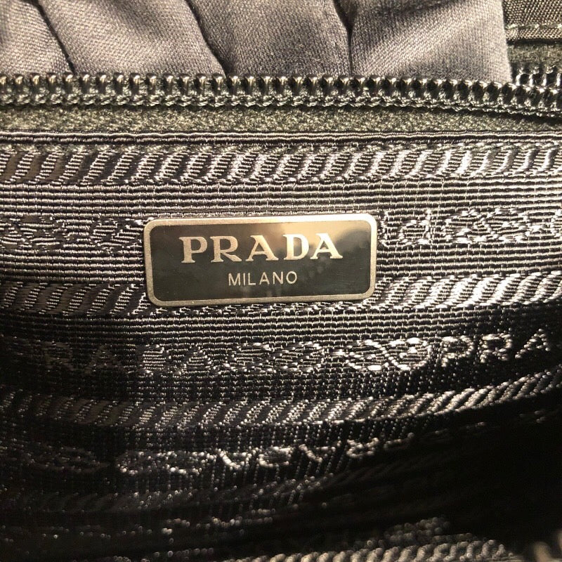 プラダ PRADA ナイロンショルダーバッグ 1BH107 ブラック ナイロン レディース ショルダーバッグ