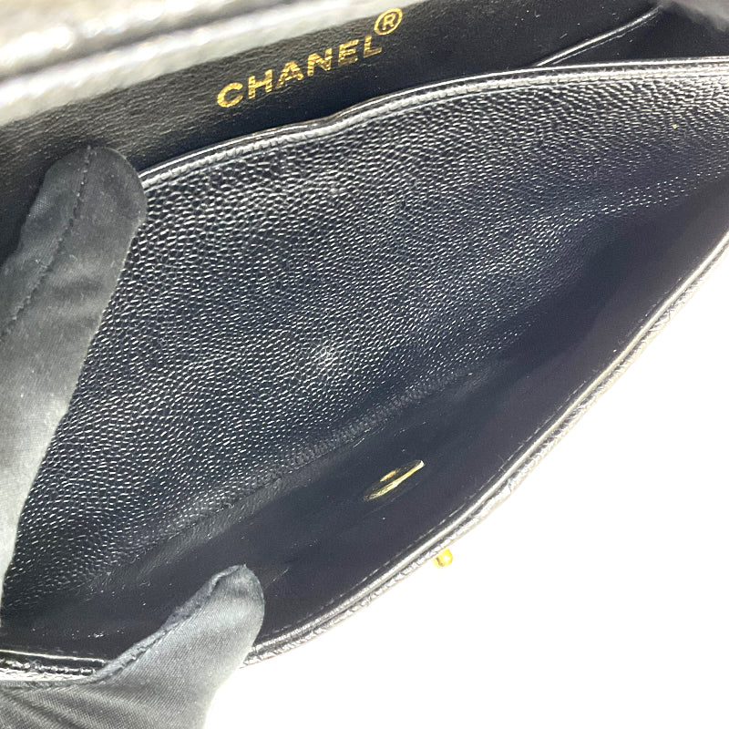 シャネル CHANEL マトラッセ チェーンショルダーバッグ25 A01112 3番台 ブラック ゴールド金具 キャビアスキン レディース |  中古ブランドリユースショップ OKURA(おお蔵)