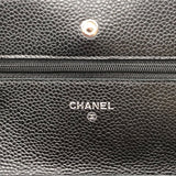 シャネル CHANEL マトラッセチェーンウォレット A33814 キャビアスキン レディース ウォレットチェーン