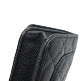 シャネル CHANEL マトラッセチェーンウォレット A33814 キャビアスキン レディース ウォレットチェーン