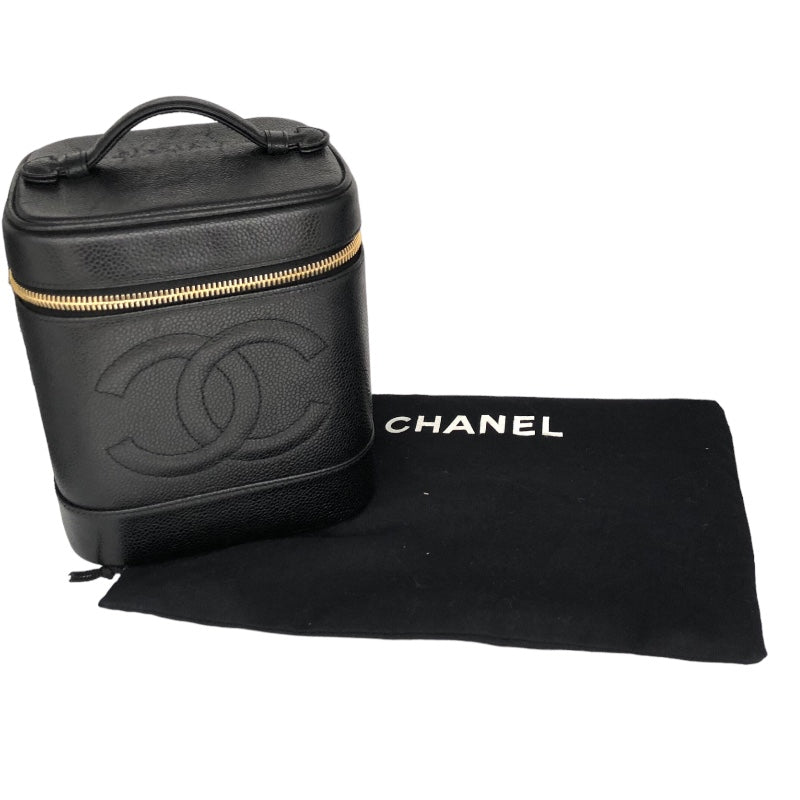 シャネル CHANEL バニティ A01998 ゴールド金具 キャビアスキン レディース その他バッグ