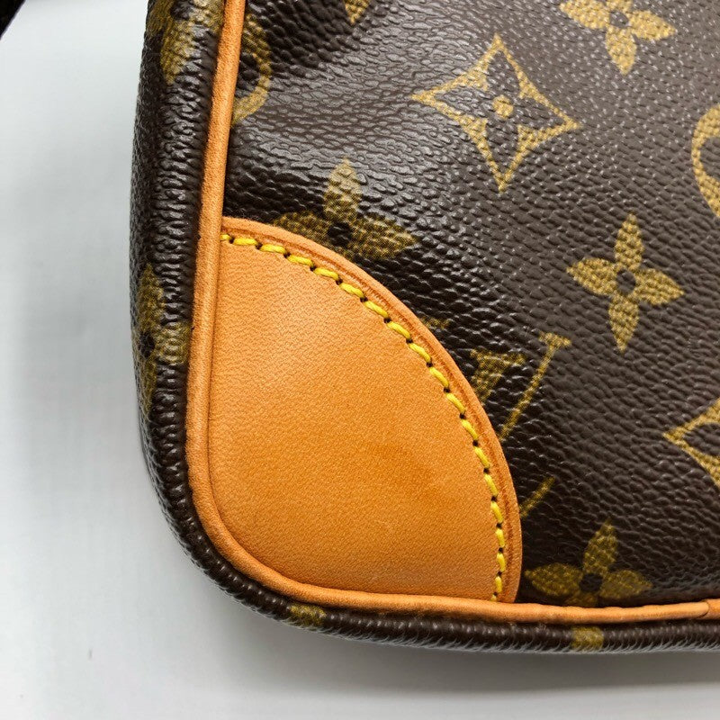 ルイ・ヴィトン LOUIS VUITTON グヌーブ M45266 ブラウン×GD金具 キャンバス レディース ショルダーバッグ