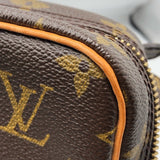 ルイ・ヴィトン LOUIS VUITTON グヌーブ M45266 ブラウン×GD金具 キャンバス レディース ショルダーバッグ