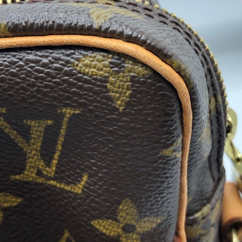 ルイ・ヴィトン LOUIS VUITTON グヌーブ M45266 ブラウン×GD金具 キャンバス レディース ショルダーバッグ