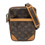 ルイ・ヴィトン LOUIS VUITTON グヌーブ M45266 ブラウン×GD金具 キャンバス レディース ショルダーバッグ