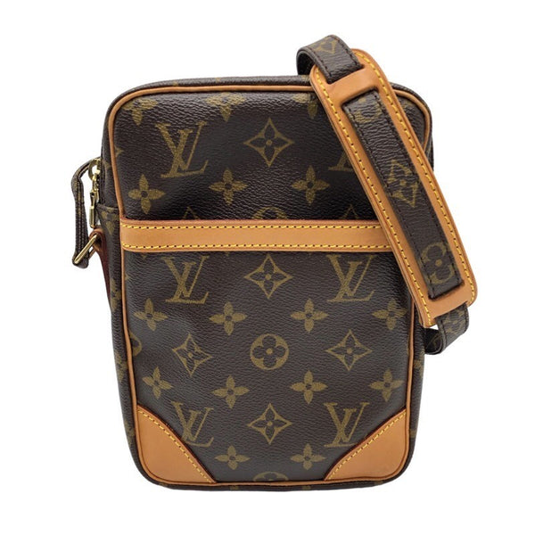 ルイ・ヴィトン LOUIS VUITTON グヌーブ M45266 ブラウン×GD金具 キャンバス レディース ショルダーバッグ