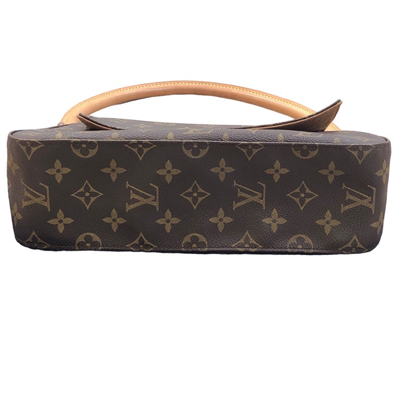 ルイ・ヴィトン LOUIS VUITTON ミニルーピング M51147 ブラウン モノグラム レディース ハンドバッグ