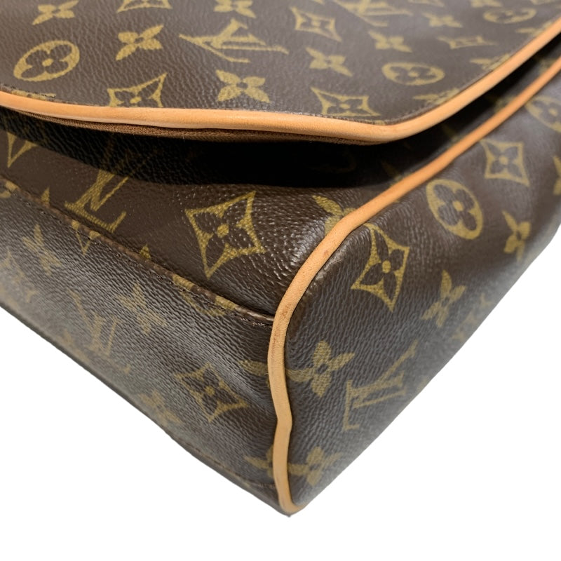 ルイ・ヴィトン LOUIS VUITTON アベス M45257 モノグラム 塩化ビニール メンズ ショルダーバッグ