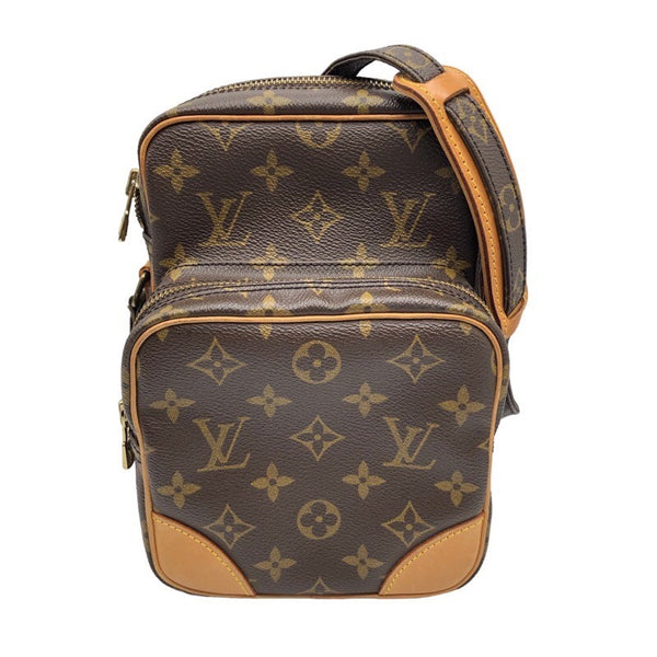 ルイ・ヴィトン LOUIS VUITTON アマゾン M45236 ブラウン×GD金具 キャンバス レディース ショルダーバッグ