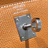 エルメス HERMES ケリー25 Z刻印 ゴールド/SV金具 エプソン レディース ショルダーバッグ