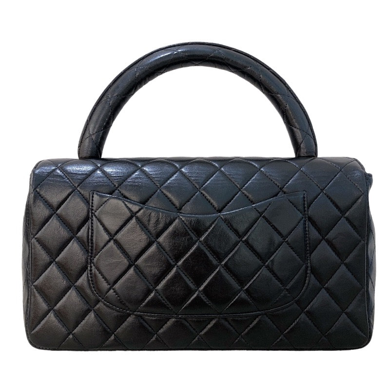 シャネル CHANEL 親子バッグ (親のみ) A04193 ブラック シルバー金具 ラムスキン レディース ハンドバッグ |  中古ブランドリユースショップ OKURA(おお蔵)