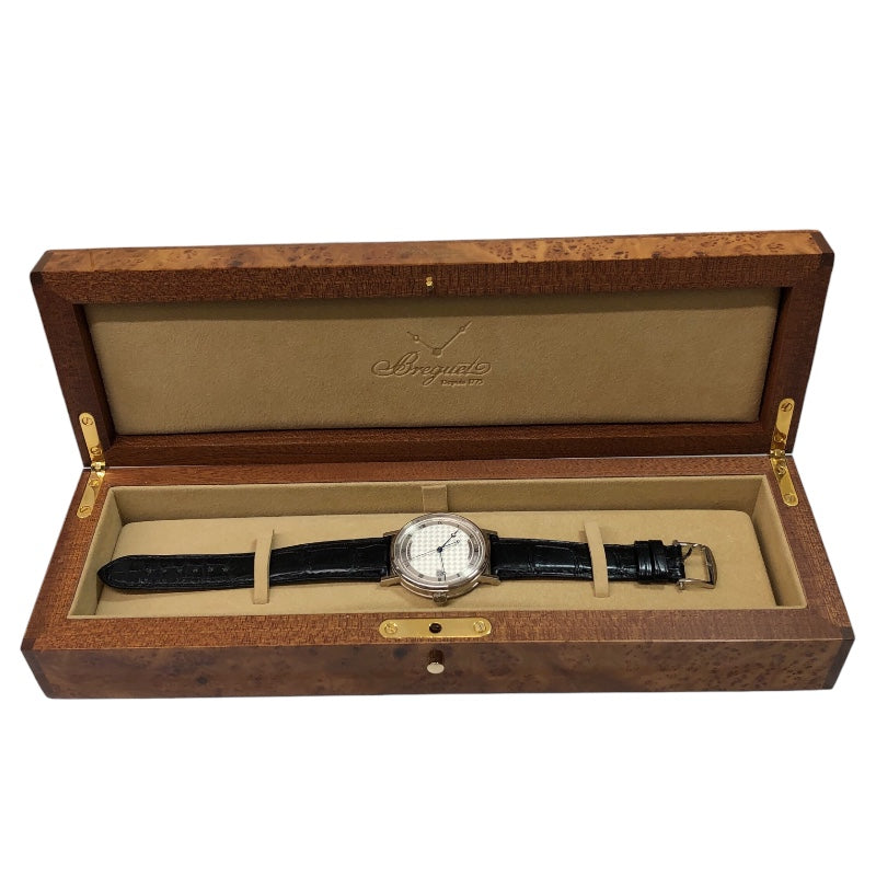 ブレゲ Breguet クラシックシリオン 5177BB/12/9V6 シルバー K18ホワイトゴールド K18ホワイトゴールド メンズ 腕時計