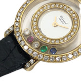 ショパール Chopard ハッピーダイヤモンド 20/6061-24 ホワイト K18YG クオーツ レディース 腕時計