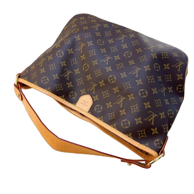 ルイ・ヴィトン LOUIS VUITTON ディライトフルPM M40352 ブラウン　ゴールド金具 モノグラム レディース トートバッグ