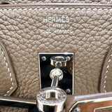 エルメス HERMES バーキン25 D刻印 エトゥープ・シルバー金具 トゴ レディース ハンドバッグ