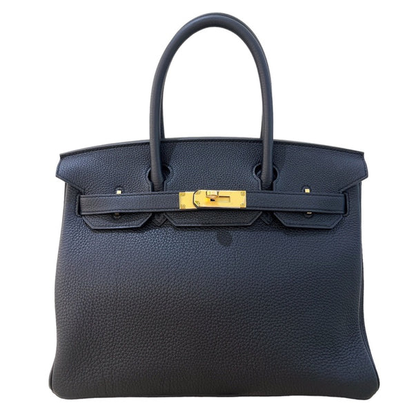 エルメス HERMES バーキン30 Z刻 ブラック/GD金具 トゴ レディース ハンドバッグ