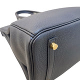 エルメス HERMES バーキン30 Z刻 ブラック/GD金具 トゴ レディース ハンドバッグ