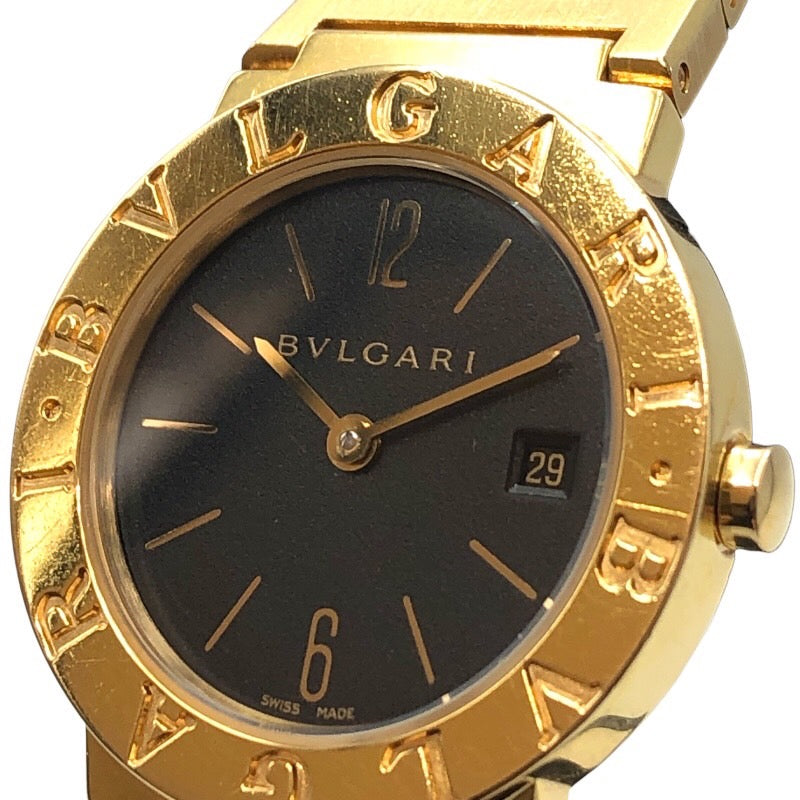 ブルガリ BVLGARI ブルガリブルガリ BB26GGD ブラック K18イエロー ...