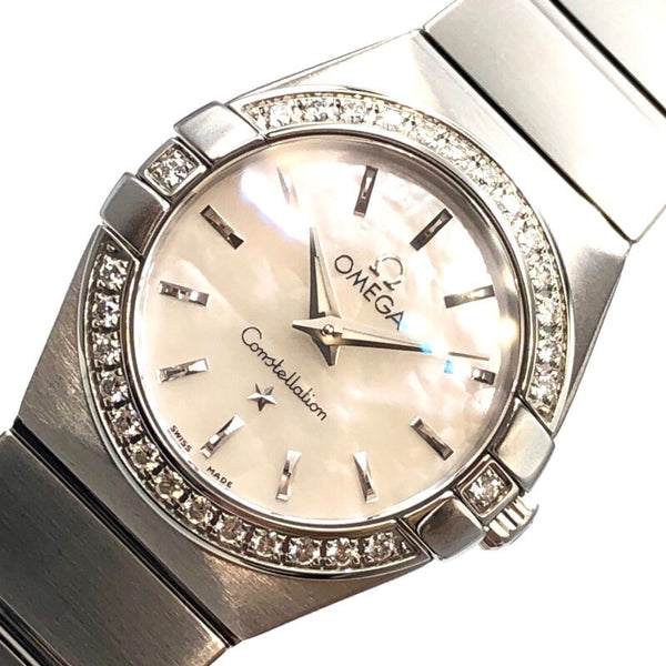 オメガ OMEGA コンステレーション　ブラッシュ　ホワイトシェル 123.15.24.60.05.001 ホワイトシェル SS レディース 腕時計