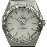 オメガ OMEGA コンステレーション ブラッシュ 123.15.24.60.05.001 ホワイトシェル ステンレススチール クオーツ レディース 腕時計