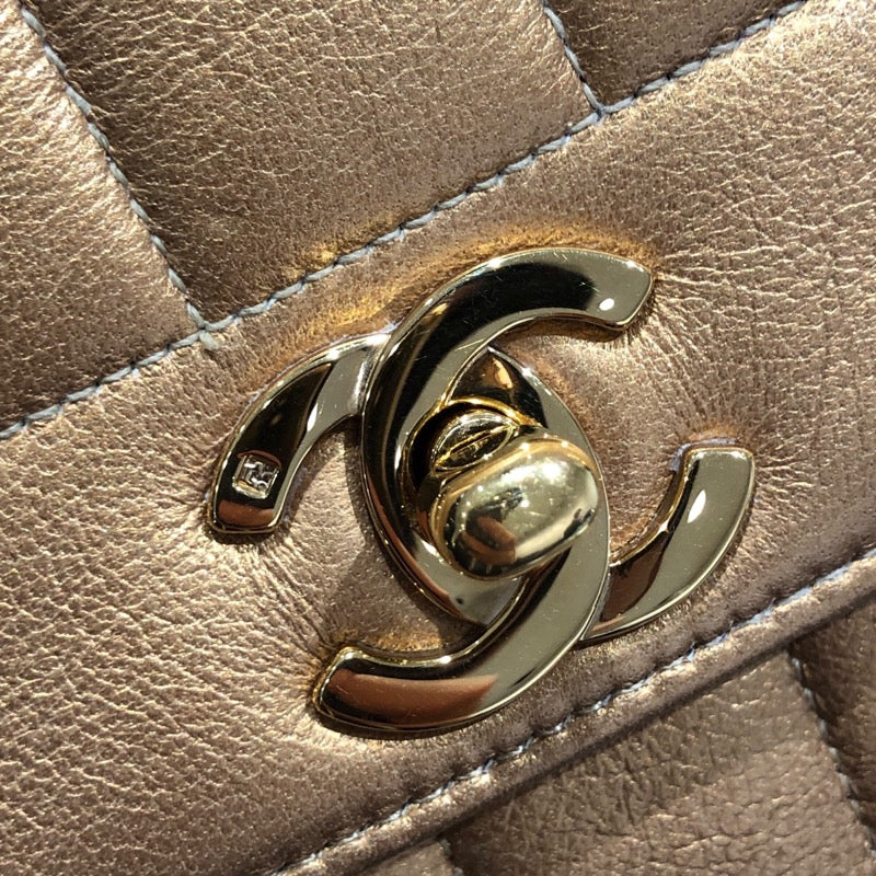 シャネル CHANEL マドモアゼルチェーンショルダーバッグ ゴールド/GD金具 ラムスキン レディース ショルダーバッグ