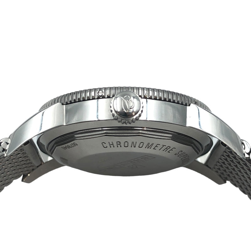ブライトリング BREITLING スーパーオーシャン ヘリテージB20オートマティック46 AB2020121B1A1 ブラック SS メンズ 腕時計