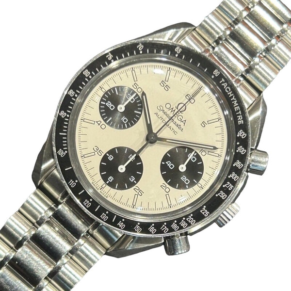 オメガ OMEGA スピードマスター オートマティック 丸井限定 351021 ホワイト SS 自動巻き メンズ 腕時計