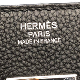 エルメス HERMES バーキン30 U刻印 ブラック/SV金具 トゴ レディース ハンドバッグ