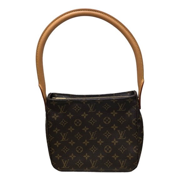 ルイ・ヴィトン LOUIS VUITTON ルーピングMM M51146 ブラウン PVC レディース ショルダーバッグ