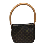 ルイ・ヴィトン LOUIS VUITTON ルーピングMM M51146 ブラウン PVC レディース ショルダーバッグ