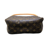 ルイ・ヴィトン LOUIS VUITTON ルーピングMM M51146 ブラウン PVC レディース ショルダーバッグ