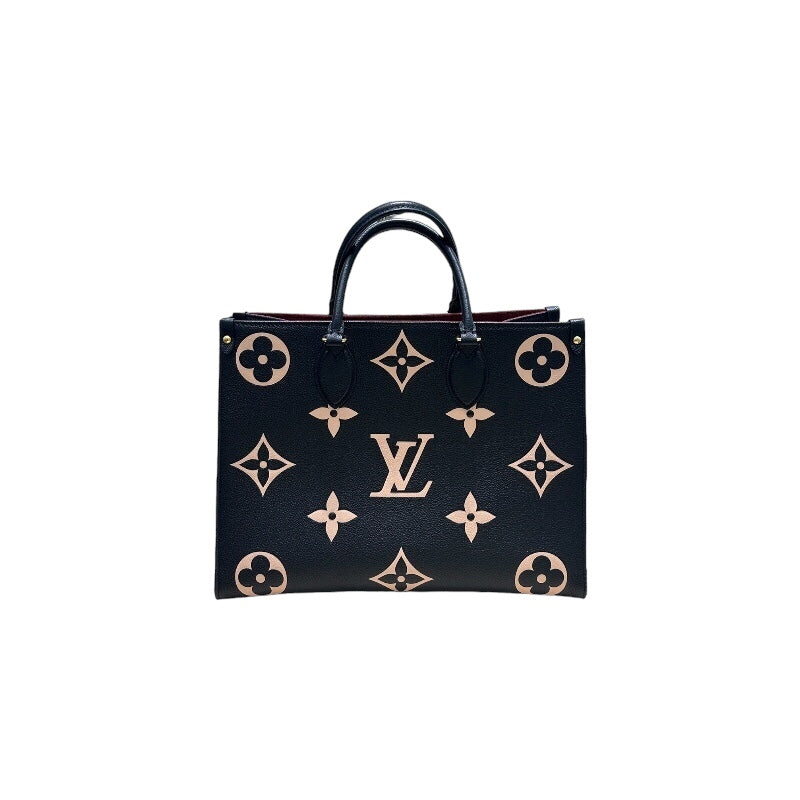 ルイ・ヴィトン LOUIS VUITTON オンザゴーMM　 M45495 バイカラー カーフレザ レディース ハンドバッグ