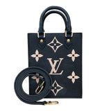 ルイ・ヴィトン LOUIS VUITTON プティット・サックプラ M81416 ブラック/ベージュ モノグラムアンプラント レディース ショルダーバッグ