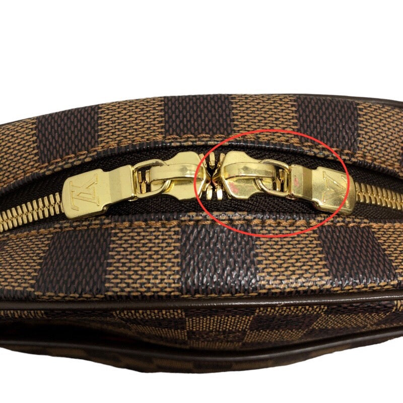 ルイ・ヴィトン LOUIS VUITTON イパネマPM N51294 ブラウン　ゴールド金具 ダミエキャンバス レディース ショルダーバッグ